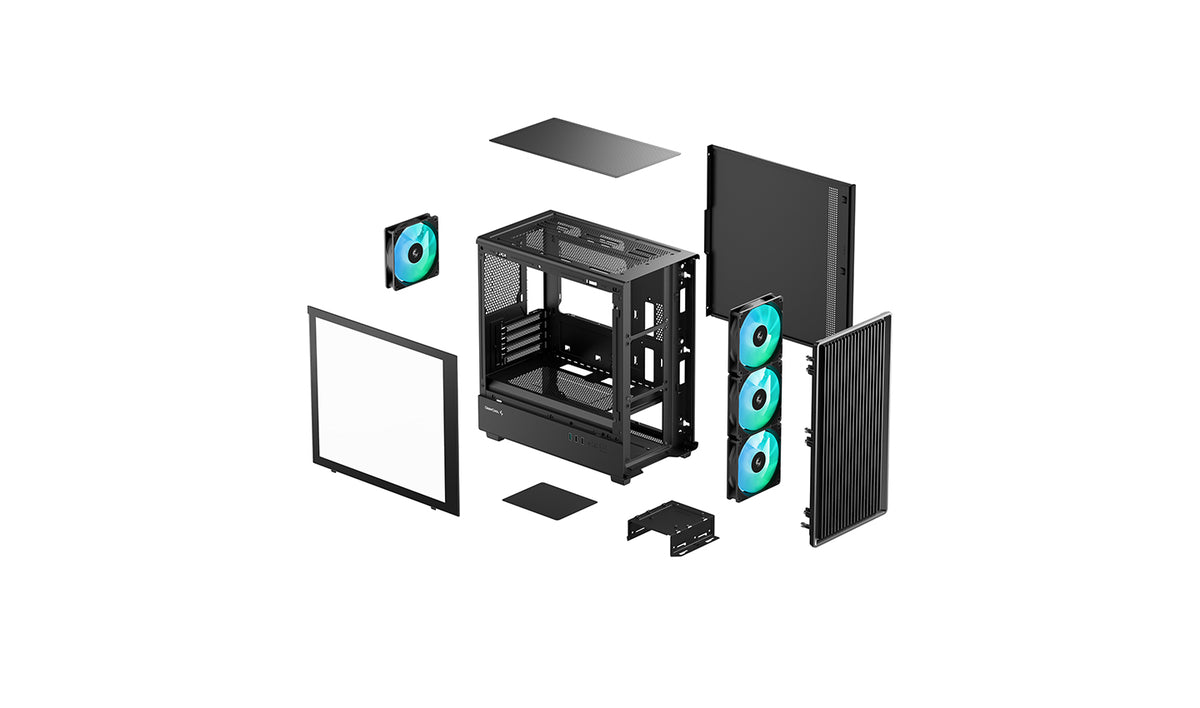 Deepcool CC350 4F M-ATX AIRFLOW CASE"