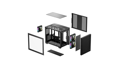 Deepcool CG330 MESH 3F HIGH-AIRFLOW MICRO-ATX CASE