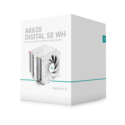 DEEPCOOL AK620 DIGITAL SE Performance CPU Cooler White
