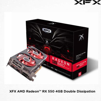 XFX AMD Radeon™ RX 550 4GB Double Dissipation