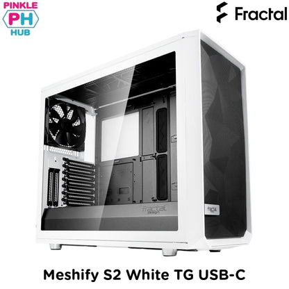 FRACTAL Meshify S2 White TG USB-C