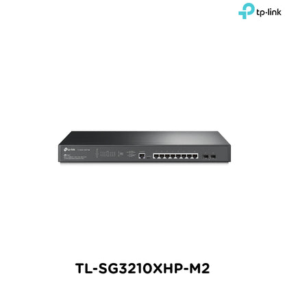 Tp-Link TL-SG3210XHP-M2 I JetStream 8-Port 2.5GBASE-T and 2-Port 10GE SFP+ L2+ Managed Switch with 8-Port PoE+