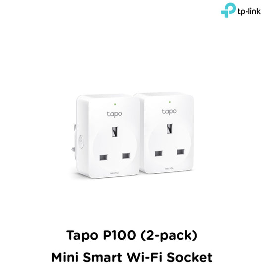 Tp-Link Tapo P100 (2-pack) I Mini Smart Wi-Fi Socket