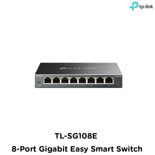 Tp-Link TL-SG108E I 8-Port Gigabit Easy Smart Switch