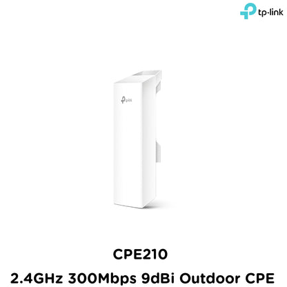 Tp-Link CPE210 I 2.4GHz 300Mbps 9dBi Outdoor CPE