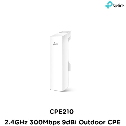 Tp-Link CPE210 I 2.4GHz 300Mbps 9dBi Outdoor CPE