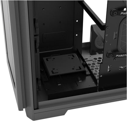 Phanteks I Enthoo Luxe Full Tower, Tempered Glass Window, Anthracite Gray w/ Multi Colors LED