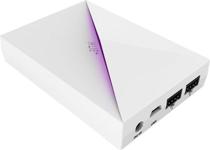 PinkleHub |NZXT AC-HUEPS-W1, HUE+ Smart RGB Color Changing Digitally Controlled LED PC Lighting(White)