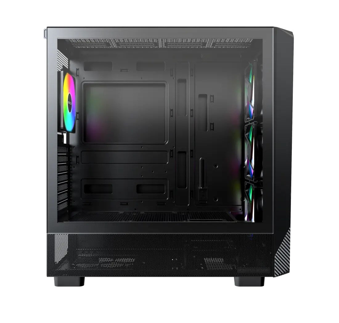 Montech X5 Black ATX Mid-Tower Case Black/White