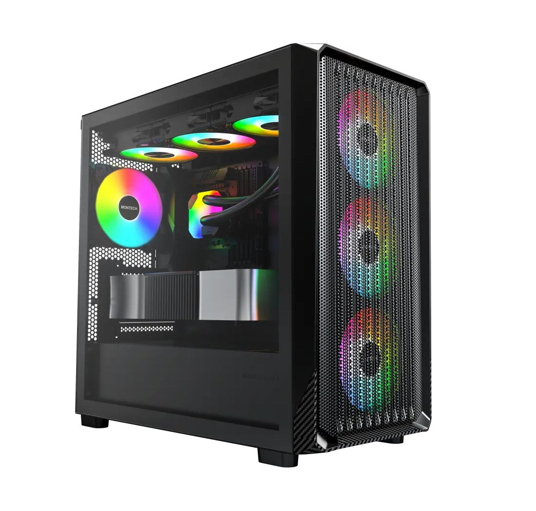 Montech X5M Micro ATX Black/White Case
