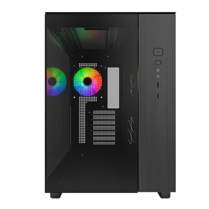 Montech King 65 Pro Mid Tower PC Case (Black, White)