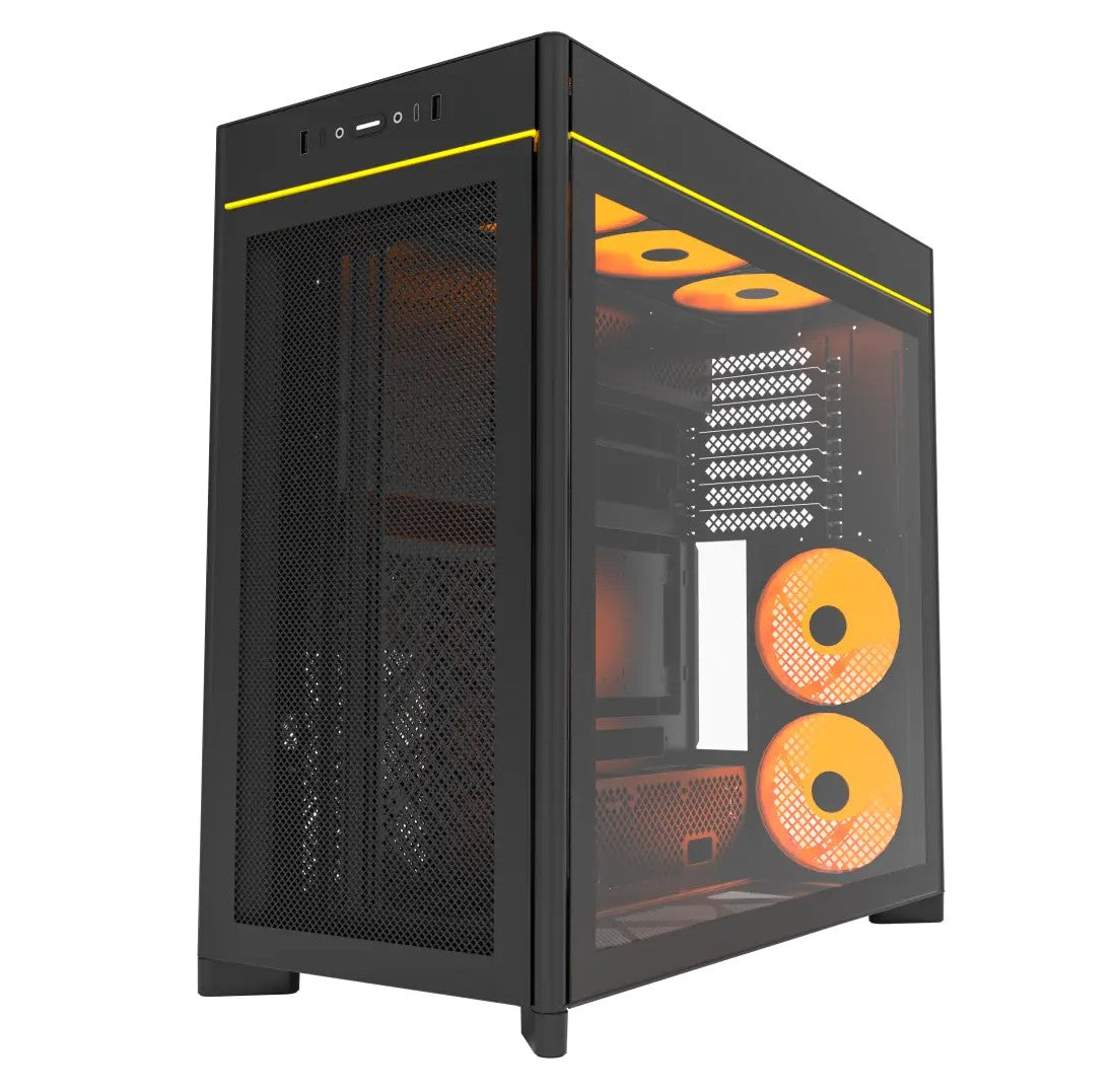 Montech  HS01 Pro ATX Mid-Tower Black/White Case