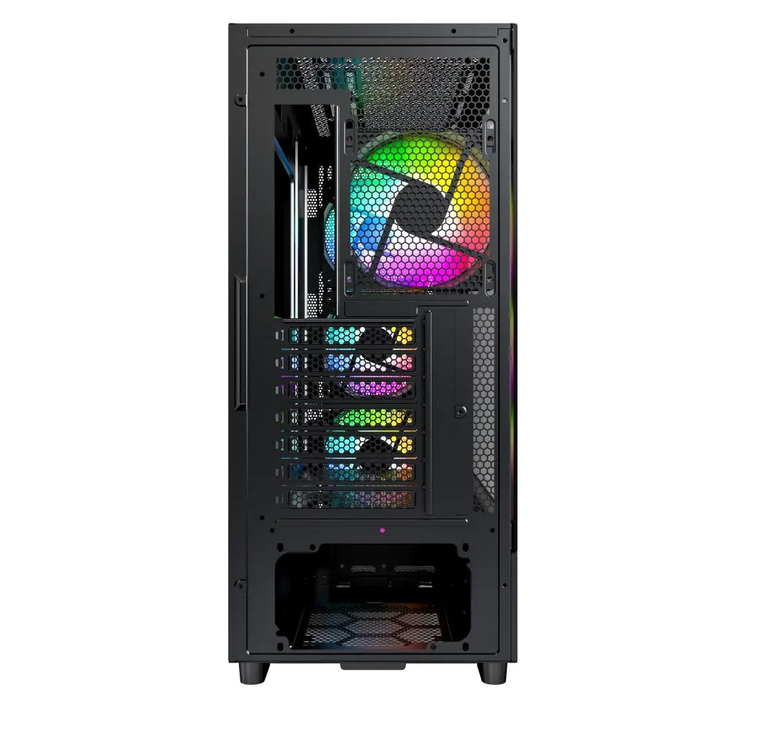 Montech X5 Black ATX Mid-Tower Case Black/White