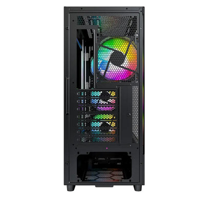 Montech X5 Black ATX Mid-Tower Case Black/White