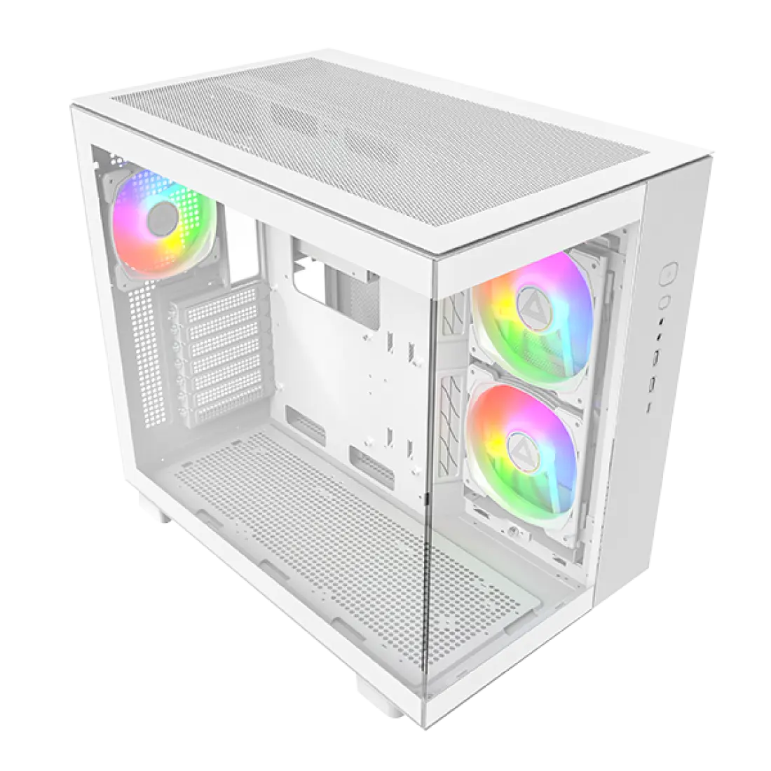 Montech King 65 Pro Mid Tower PC Case (Black, White)