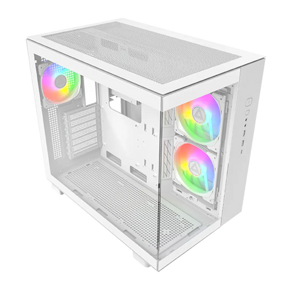 Montech King 65 Pro Mid Tower PC Case (Black, White)