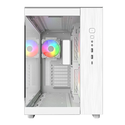 Montech King 65 Pro Mid Tower PC Case (Black, White)