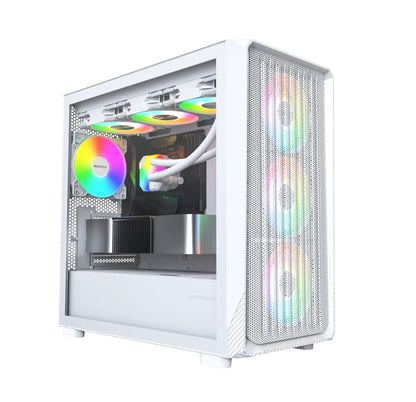 Montech X5M Micro ATX Black/White Case