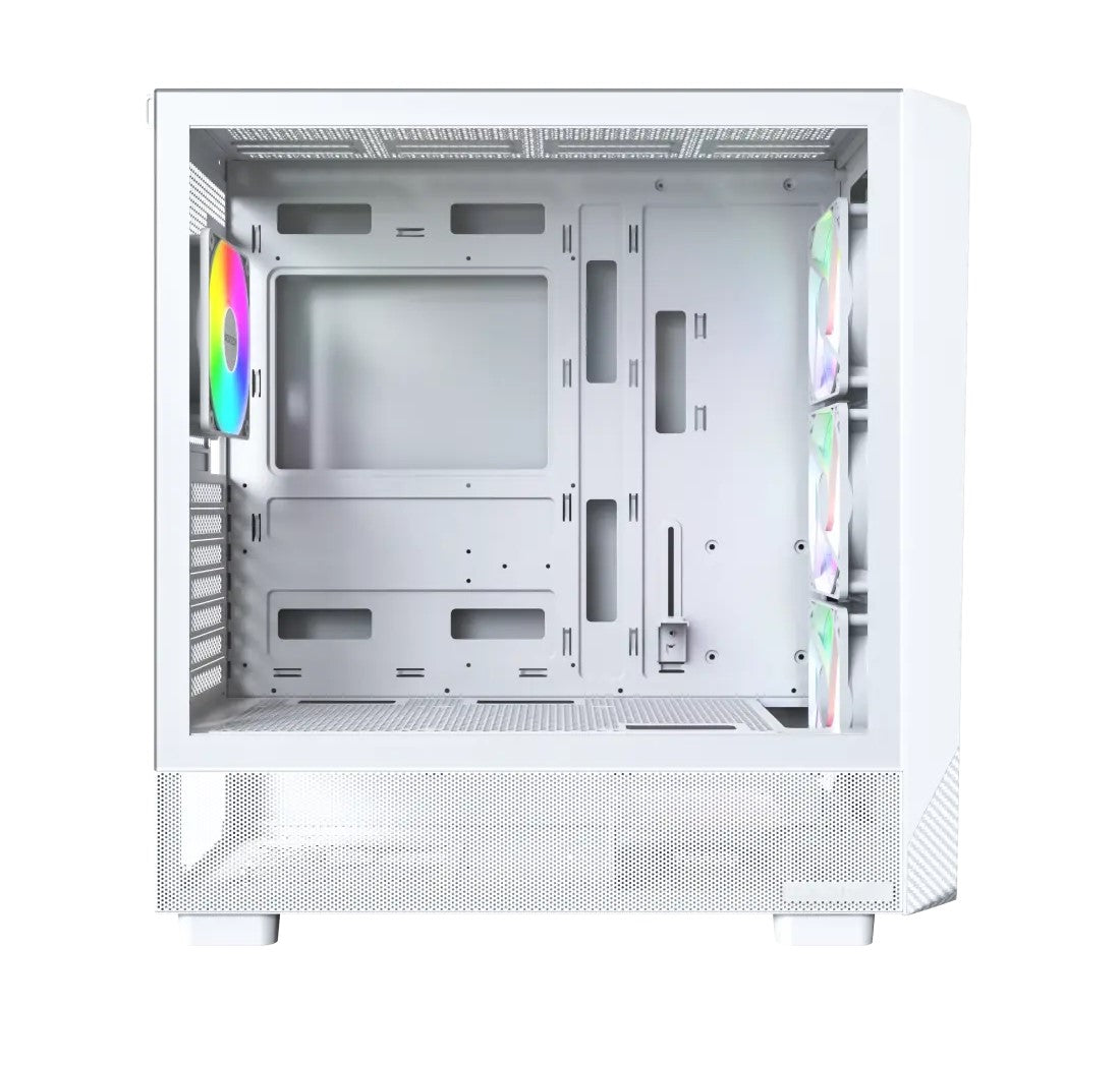 Montech X5 Black ATX Mid-Tower Case Black/White
