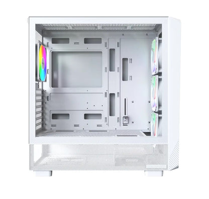 Montech X5 Black ATX Mid-Tower Case Black/White