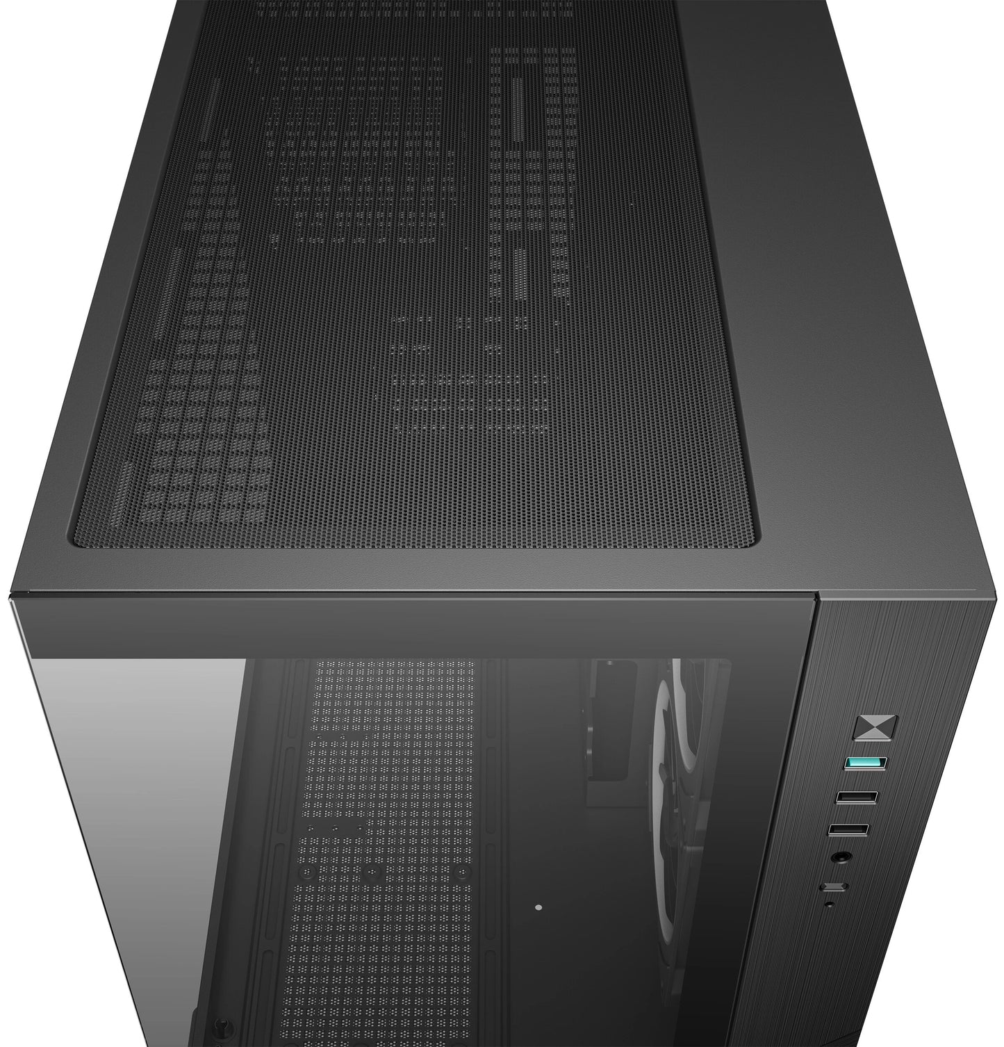 DEEPCOOL CG330 3F Micro-ATX Compact PC Case - Black