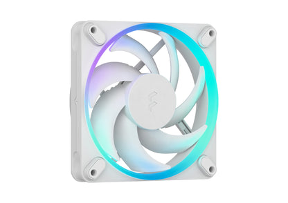 Fractal Momentum 12, Black/White 120mm Fan
