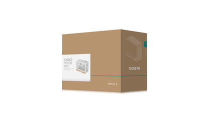 Deepcool CH260 Wood with tempered glass Micro ATX White