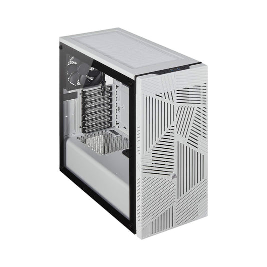Corsair 275R AIRFLOW TEMPERED GLASS MID TOWER GAMING CASE WHITE (C5-CC-9011182-WW)