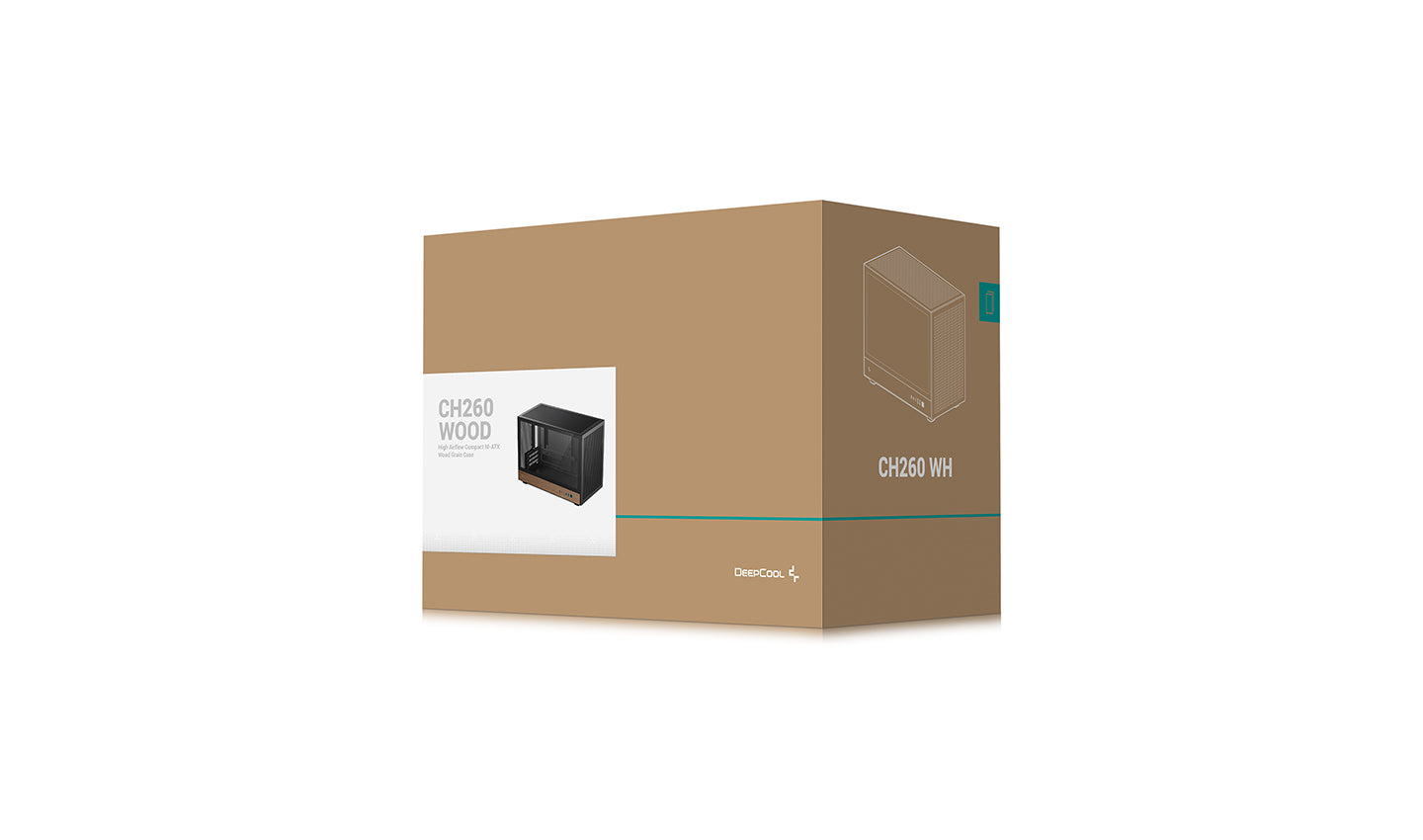Deepcool CH260 Wood Micro ATX Black
