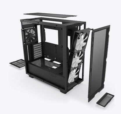 NZXT H7 Flow RGB ATX Mid-Tower CASE with RGB Fans