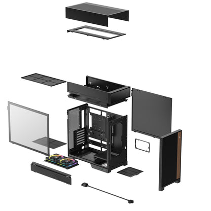 DeepCool CL660 High Cooling Performance ATX Compact Case