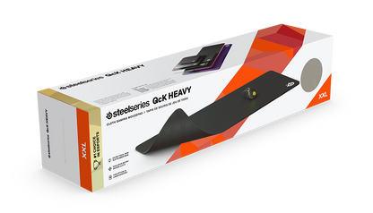 Steel Series QCK HEAVY Extra Thick Micro Woven Mousepad for Maximum Wrist Comfort, XXL (67500)