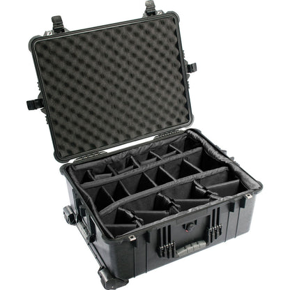 Pelican 1610 Protector Case w/ Dividers Black