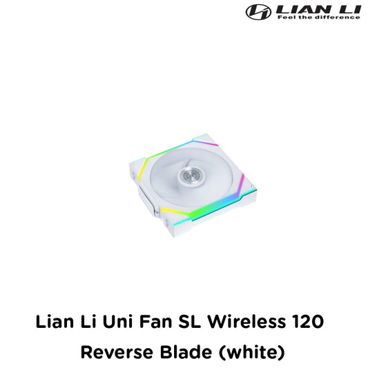 Lian Li Uni Fan SL Wireless 120 Reverse Blade (White)