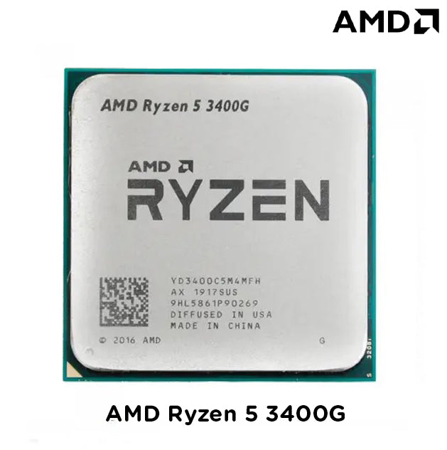 AMD Ryzen 5 3400G 3.7GHz Socket AM4 Processor - Tray Type (Processor Only)