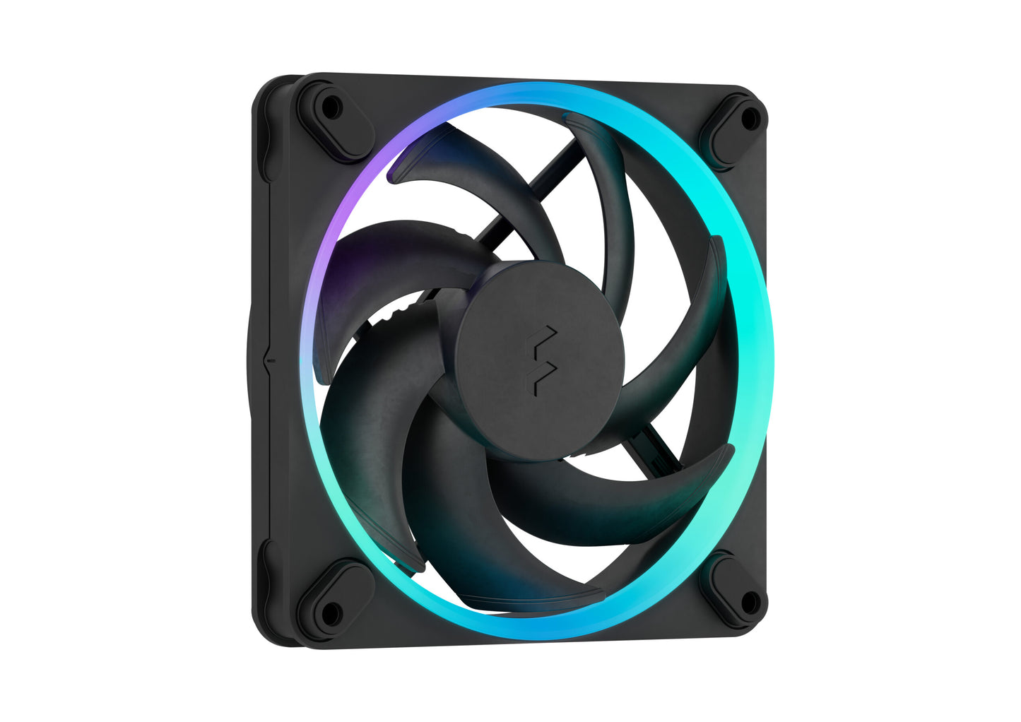 Fractal Momentum 12, Black/White 120mm Fan