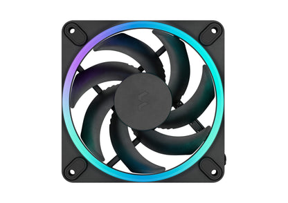 Fractal Momentum 12, Black/White 120mm Fan