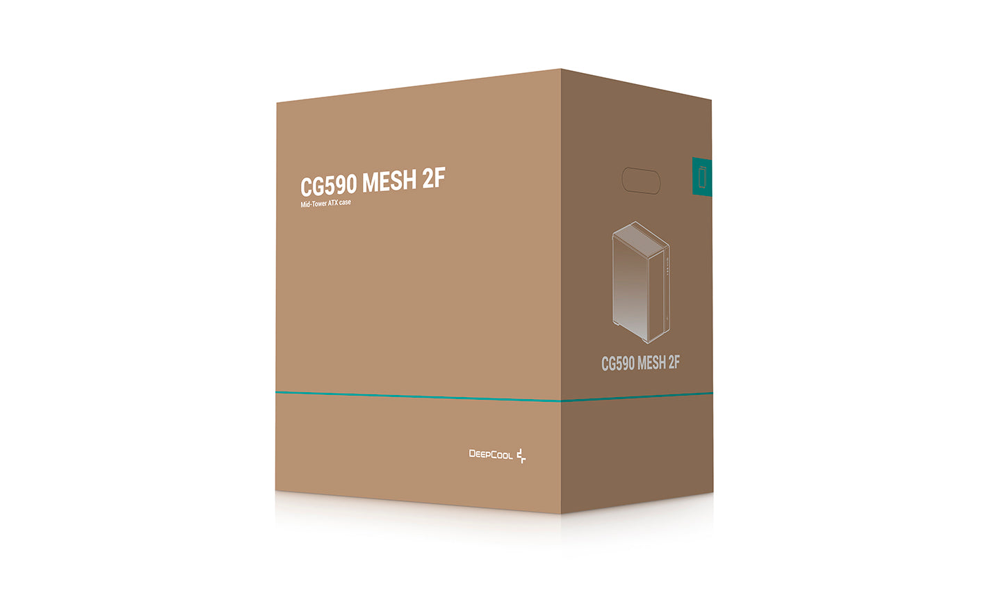 DEEPCOOL CG590 MESH 2F High-Airflow Mid-Tower ATX Case