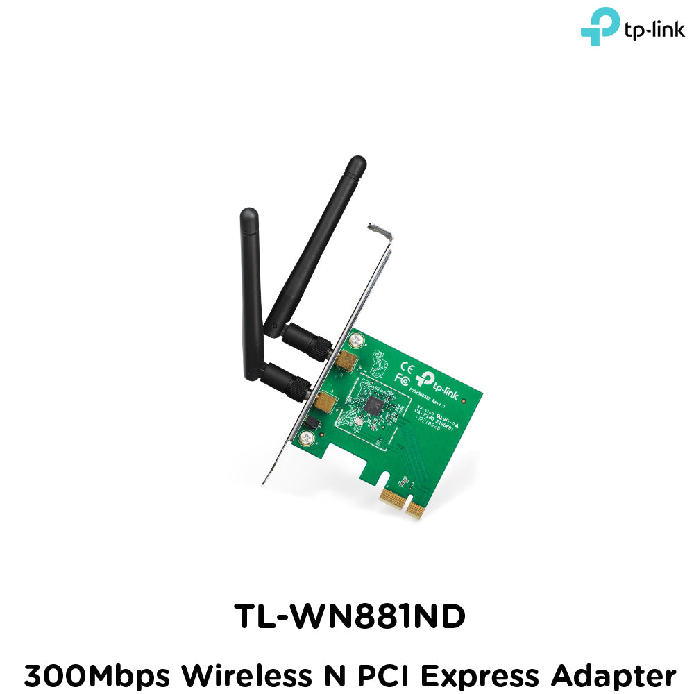 Tp-Link TL-WN881ND I 300Mbps Wireless N PCI Express Adapter