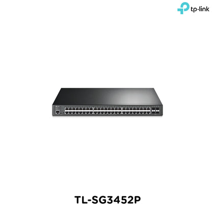 Tp-Link TL-SG3452P I JetStream 52-Port Gigabit L2+ Managed Switch with 48-Port PoE+