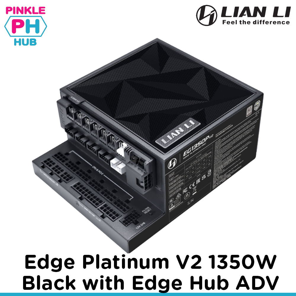 Lian Li Edge Platinum V2 1350W Black with Edge Hub ADV