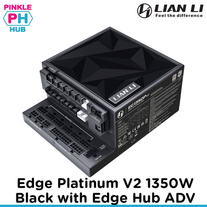 Lian Li Edge Platinum V2 1350W Black with Edge Hub ADV