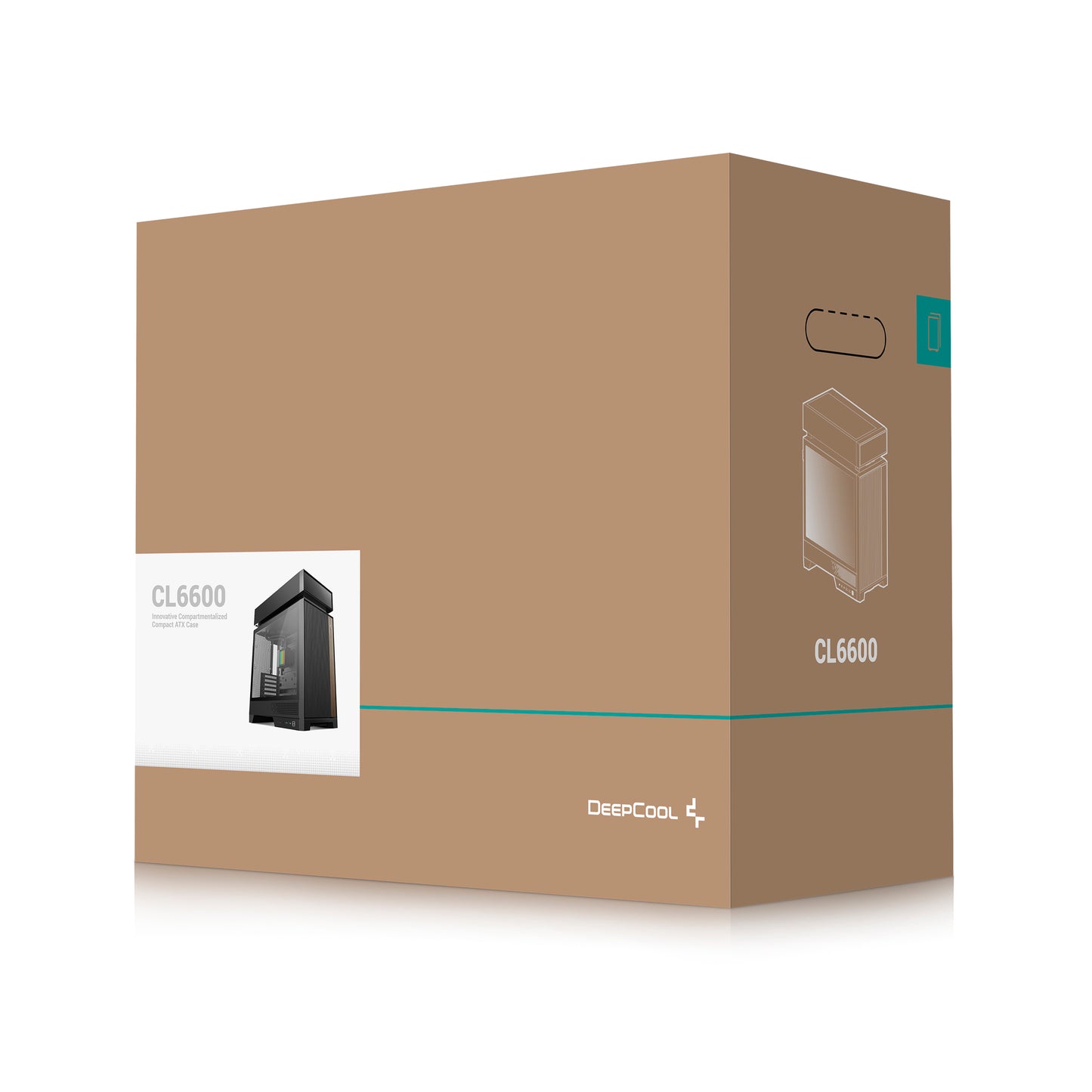 DeepCool CL6600 ATX Case with 360mm ARGB Liquid Cooler