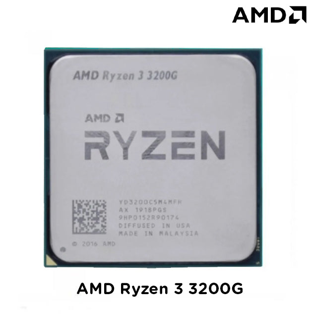 AMD Ryzen 3 3200G 3.6GHz Socket AM4 Processor - Tray Type (Processor Only)