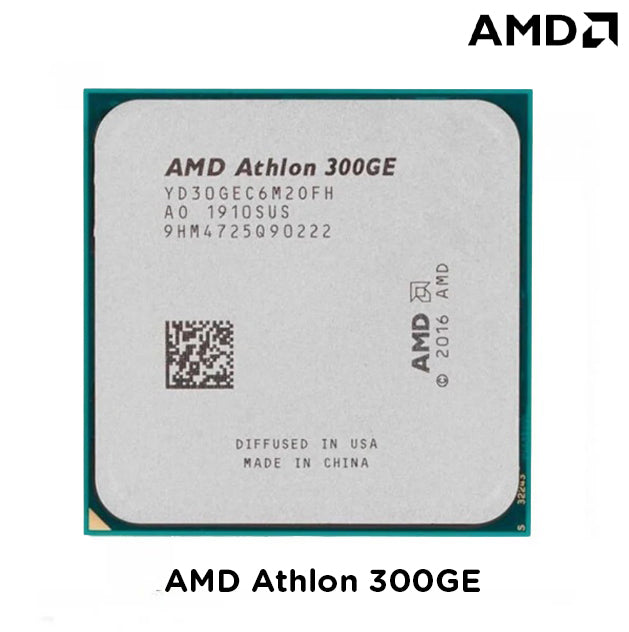 AMD Athlon 300GE 3.5GHz Socket AM4 Processor - Box Type (Processor Only)