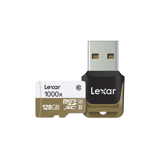 Lexar Professional 1000x microSDHC™/microSDXC™ UHS-II cards - with Reader