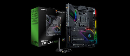 ASRock B550 Taichi Razer Edition Supports AMD AM4 Socket Ryzen™ 3000, 4000 G-Series, 5000 and 5000 G-Series Desktop Processors