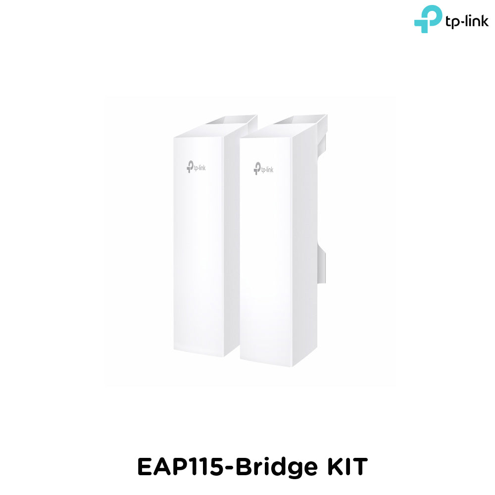 Tp-Link EAP115-Bridge KIT I Omada Wireless Bridge 5 GHz 300 Mbps Long-Range Indoor/Outdoor Access Point