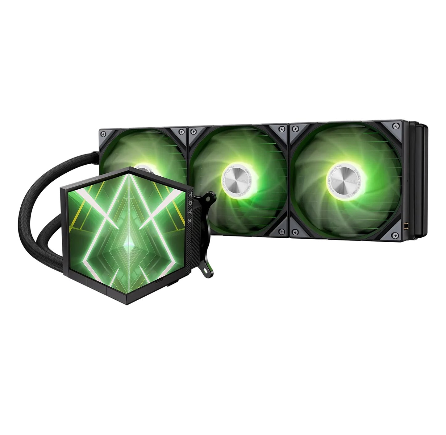 TRYX STAGE 360 4.0'' Dual-Screen AIO Cooler