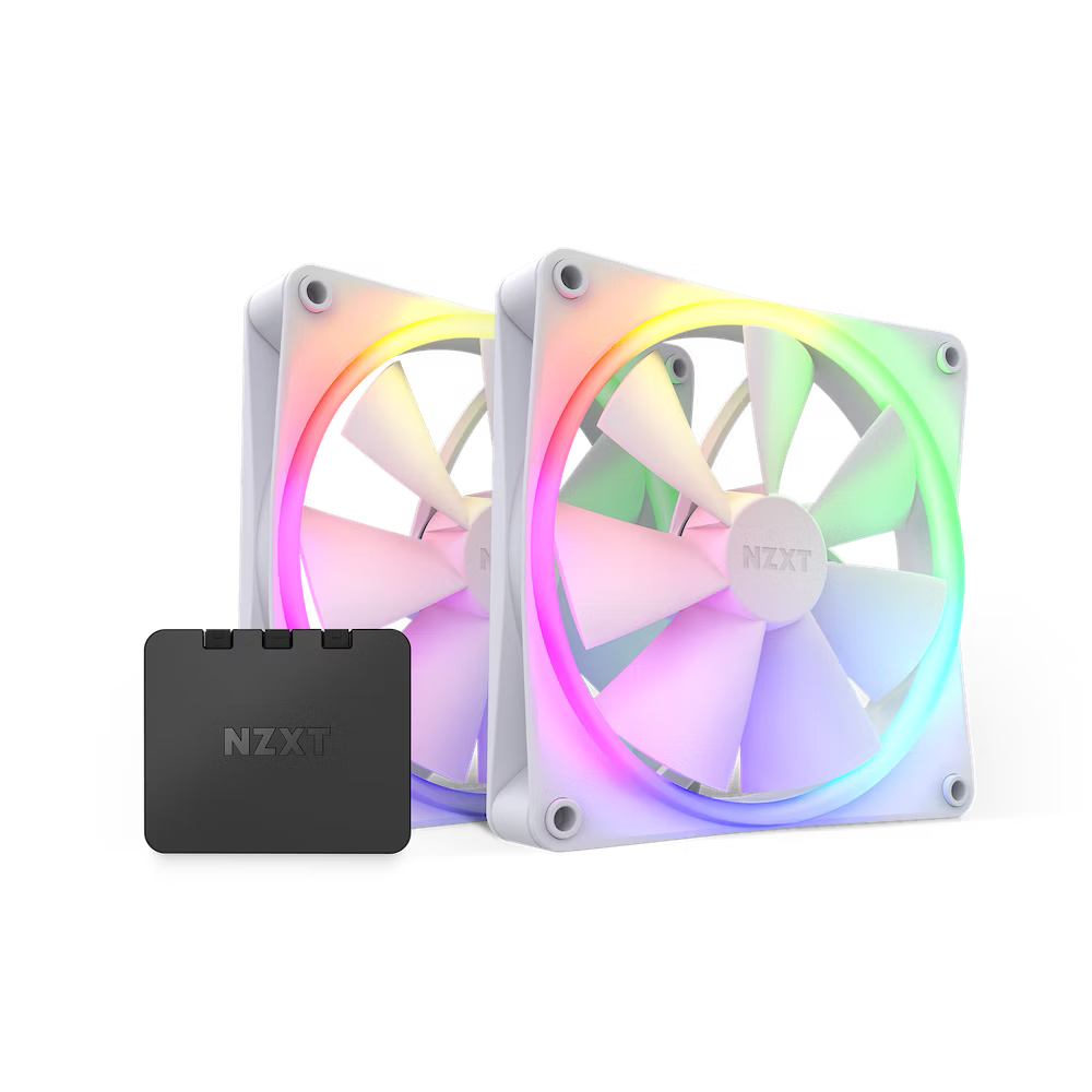 NZXT F140 RGB Twin Pack (2 x 140mm RGB Fans & Controller)